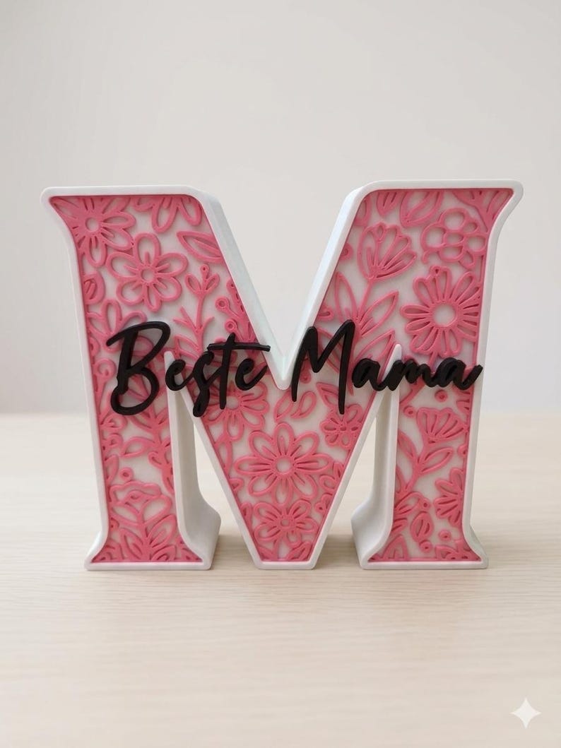 „Beste Mama“ Blumen-M