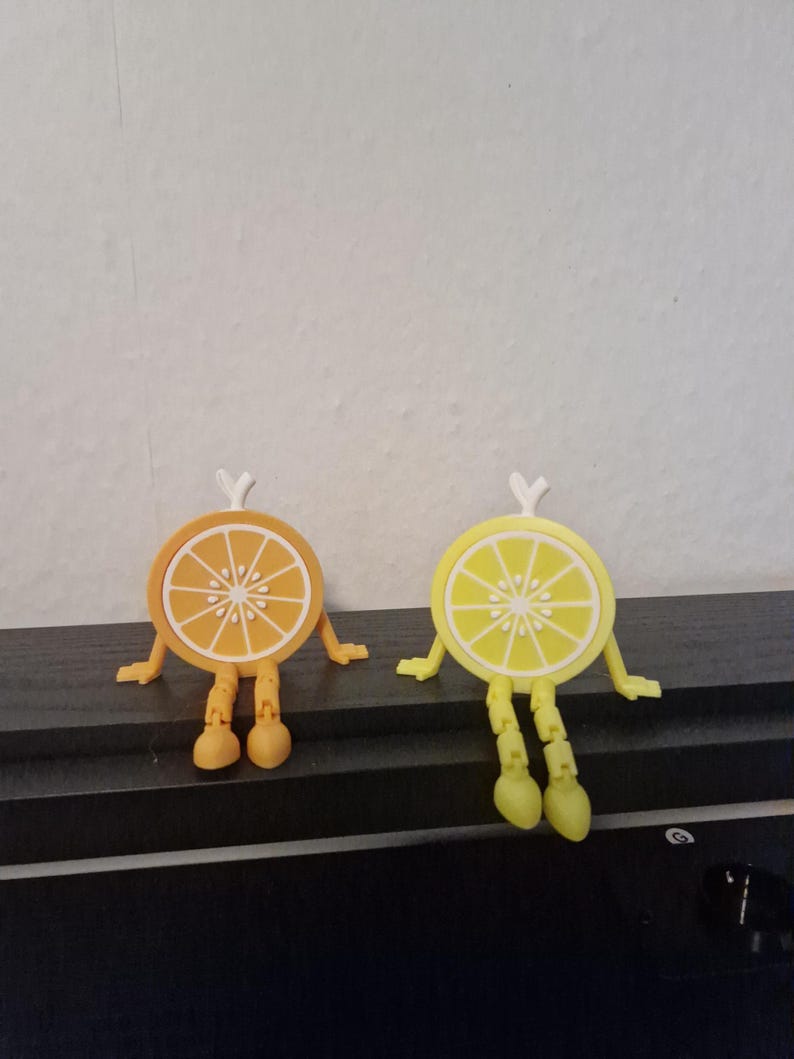 Orange & Zitrone mit Beinen