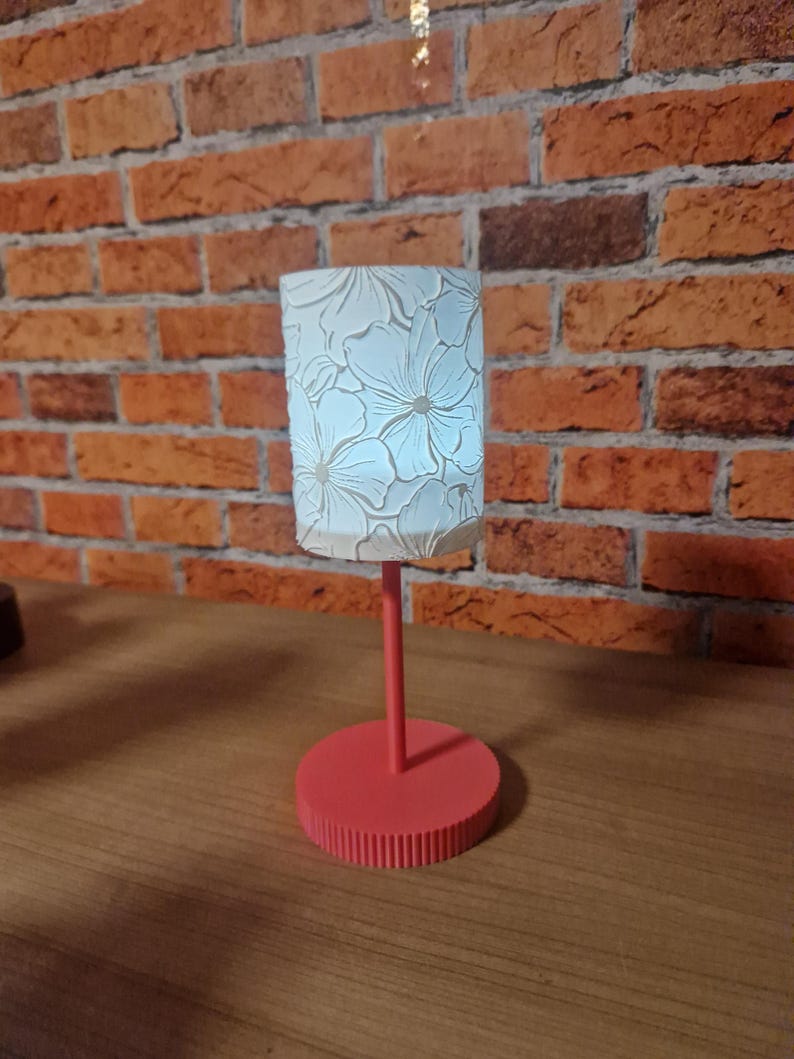 LED-Windlicht Blumen