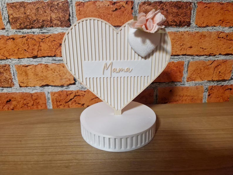 Herz-Aufsteller „Mama“ fein