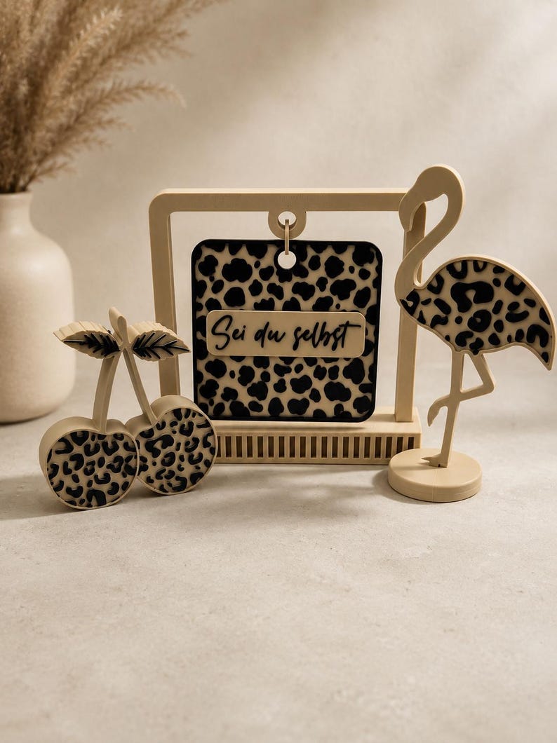 Leoparden-Deko-Set Boho