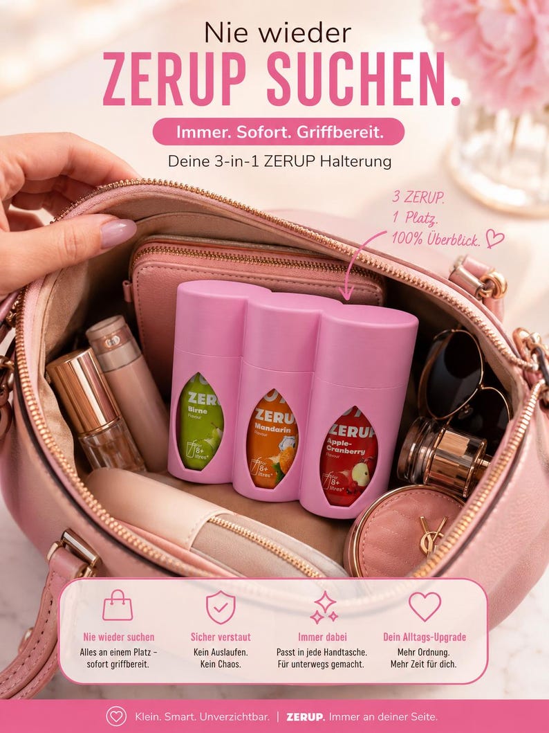 3er Zerup-Halter to go